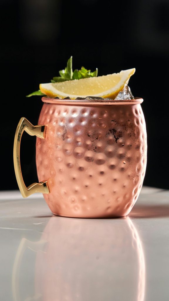 Moscow Mule Cocktail from vodka bought at Gomer's
